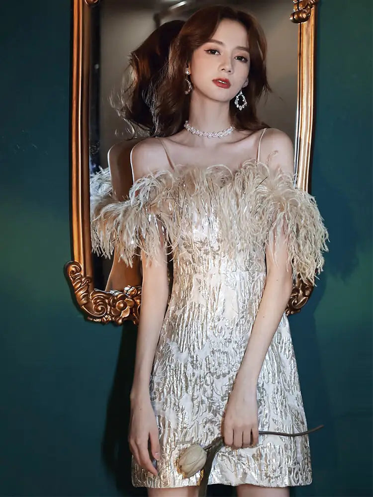 Winter Fairy Party Dress for Ladies' Banquet Events