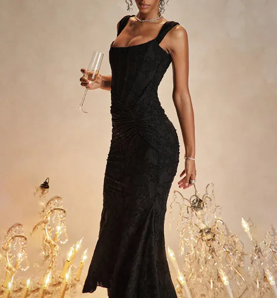 Mozision Off-Shoulder Ruched Bodycon Party Dress