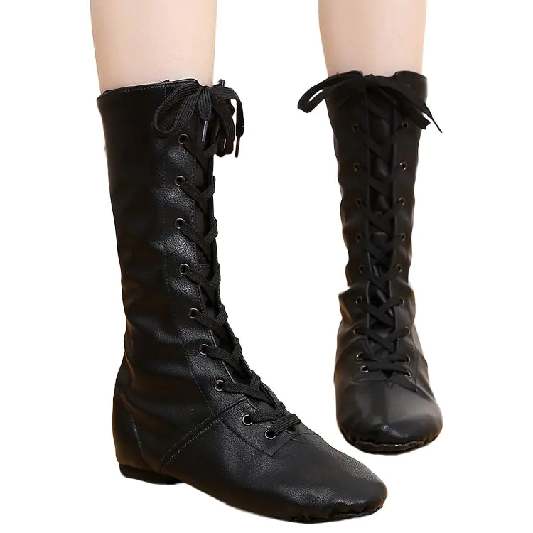 Wholesale Soft Sole PU Jazz Dance Shoes for Kids and Adults