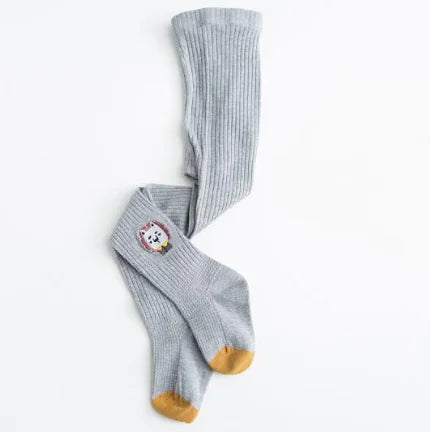 Embroidered Dance Tights for Girls