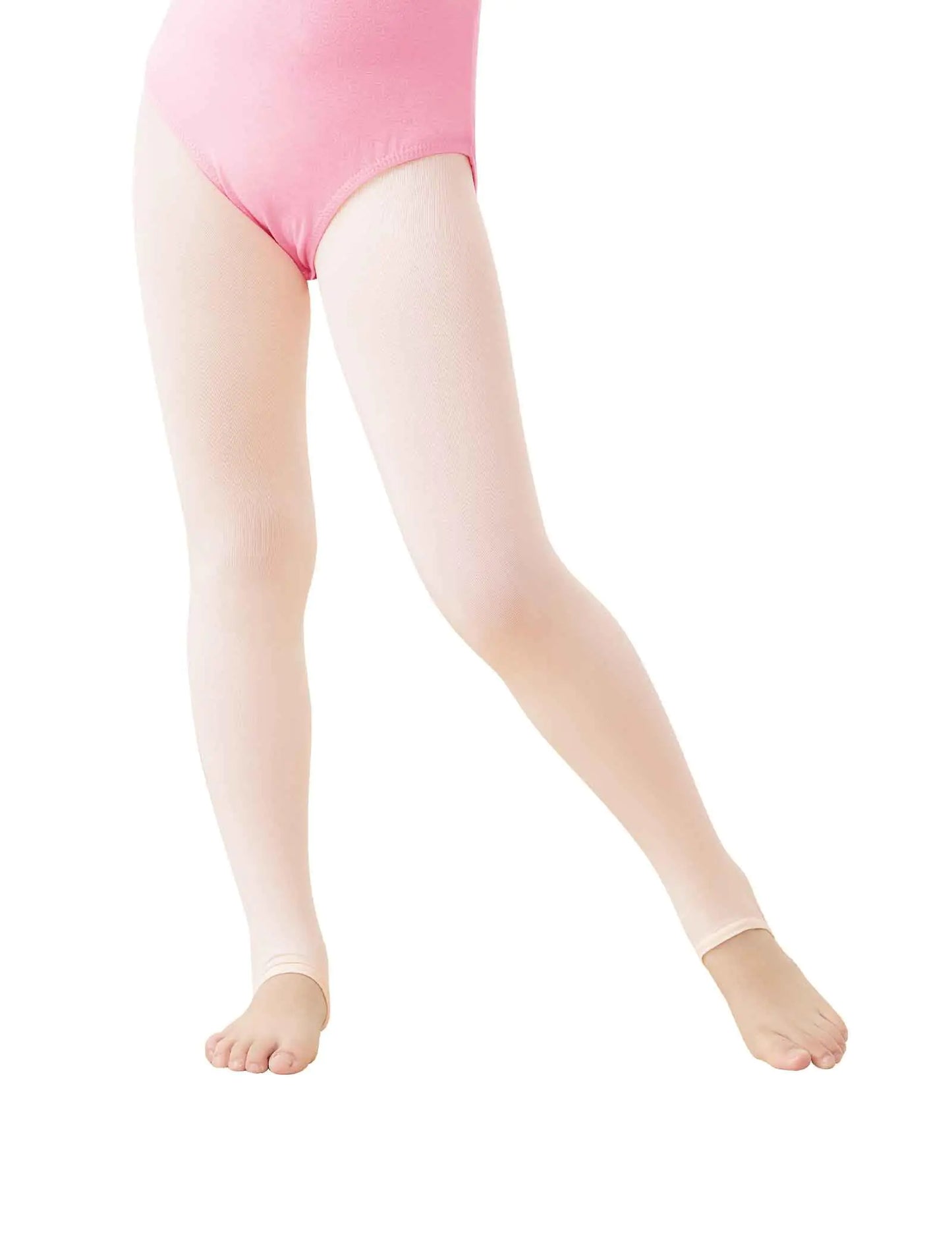 Dayrose Ballet Tights for Girls Girls Stirrup Dance Tights for Big Kids 8-12 Years 60D Ballet Pink Dance Tights for Ballet Gymnastic