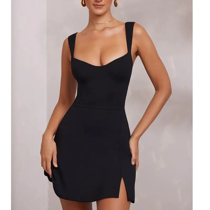 Sling Backless Spaghetti Strap Dress for Party Night