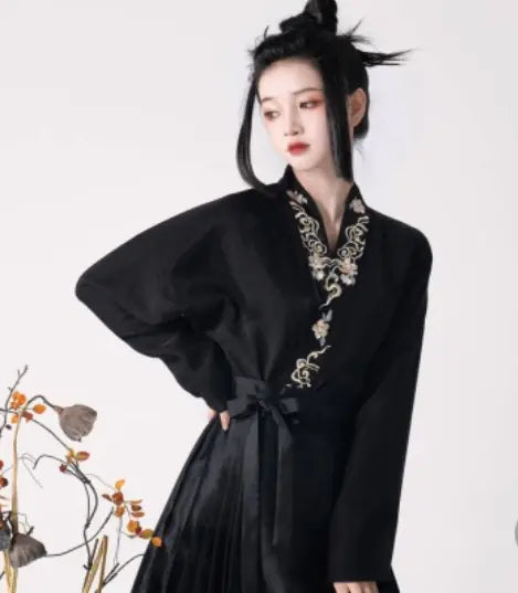 "Su Yu Hua Chang Dragon Dance Hanfu Skirt for Women"