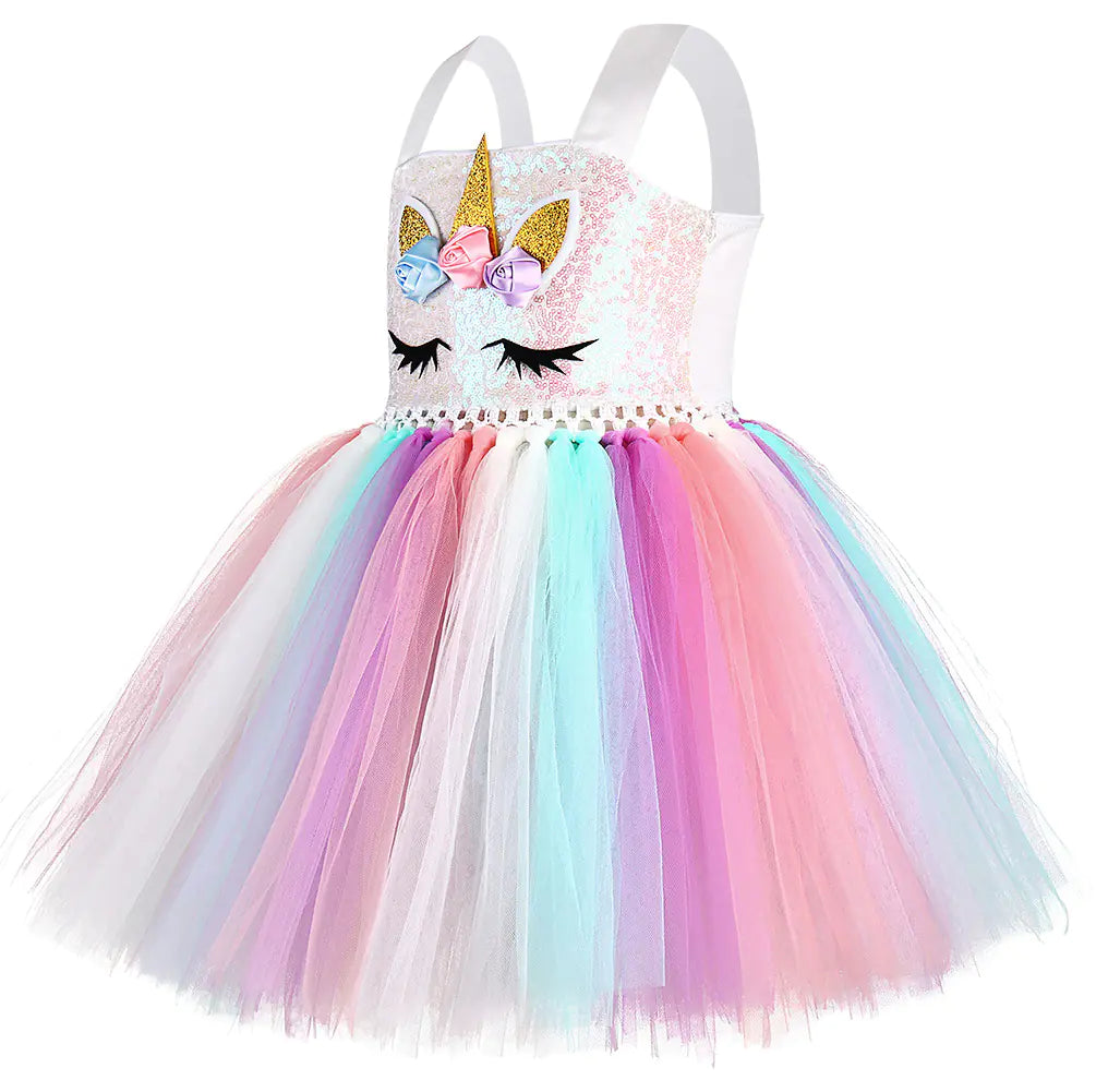 Unicorn Tutu Dress for Christmas Party and Rave