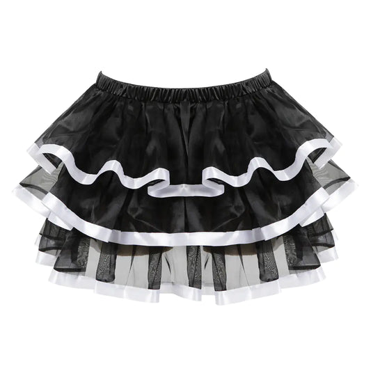 Corset with Tutu Mini Dance Skirt Lingerie Outfit