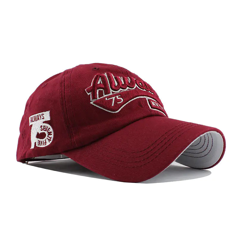 Embroidered Baseball Cap for Couples and Street Dance