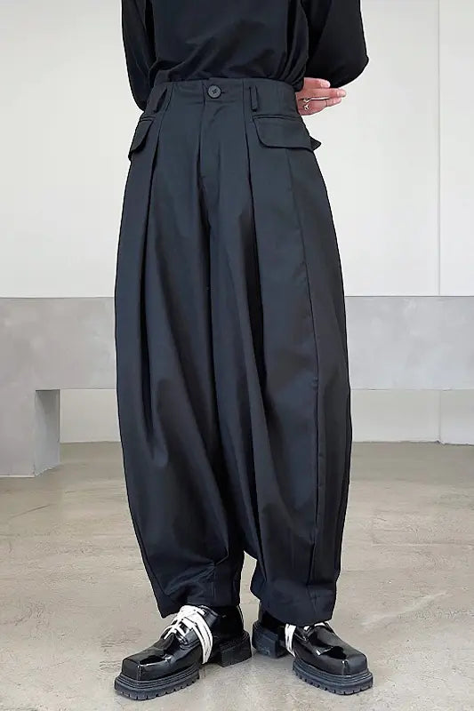 Oversized Summer Wide-Leg Pants for Street Dance