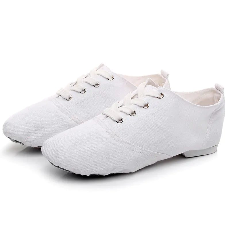 Children's Dance Shoes - Canvas Jazz and Ballet Styles