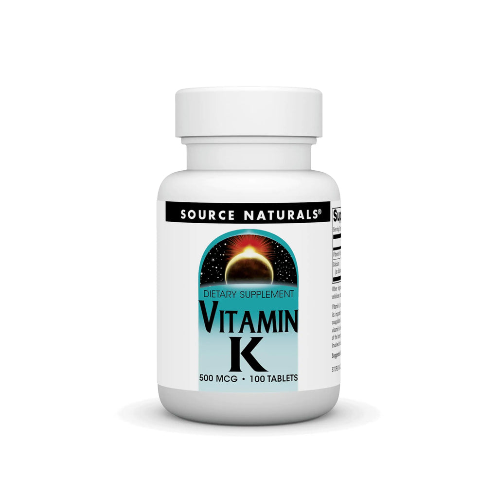 Source Naturals Vitamin K - 500 mcg - 100 Tablets