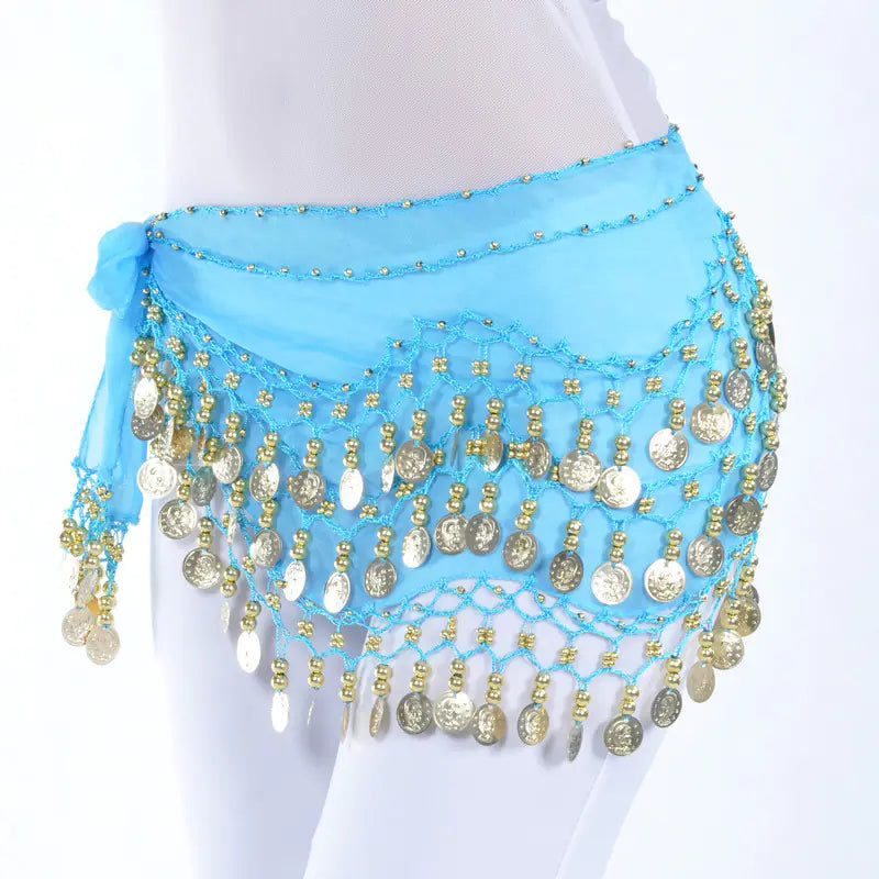 Three-Layer Belly Dance Waist Chain and Waistband