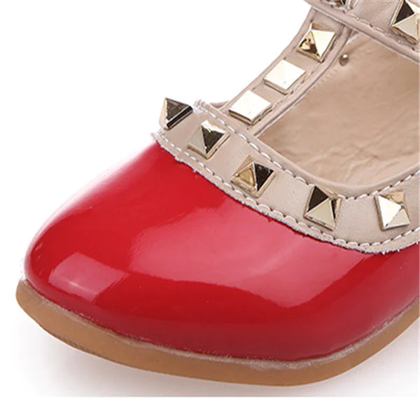 Girls' Princess Dance Flats with Studs