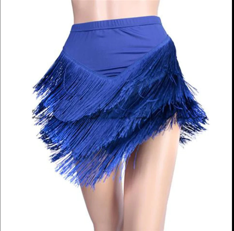 Fringed Short Skirt for Adult Square Dance Outfit
