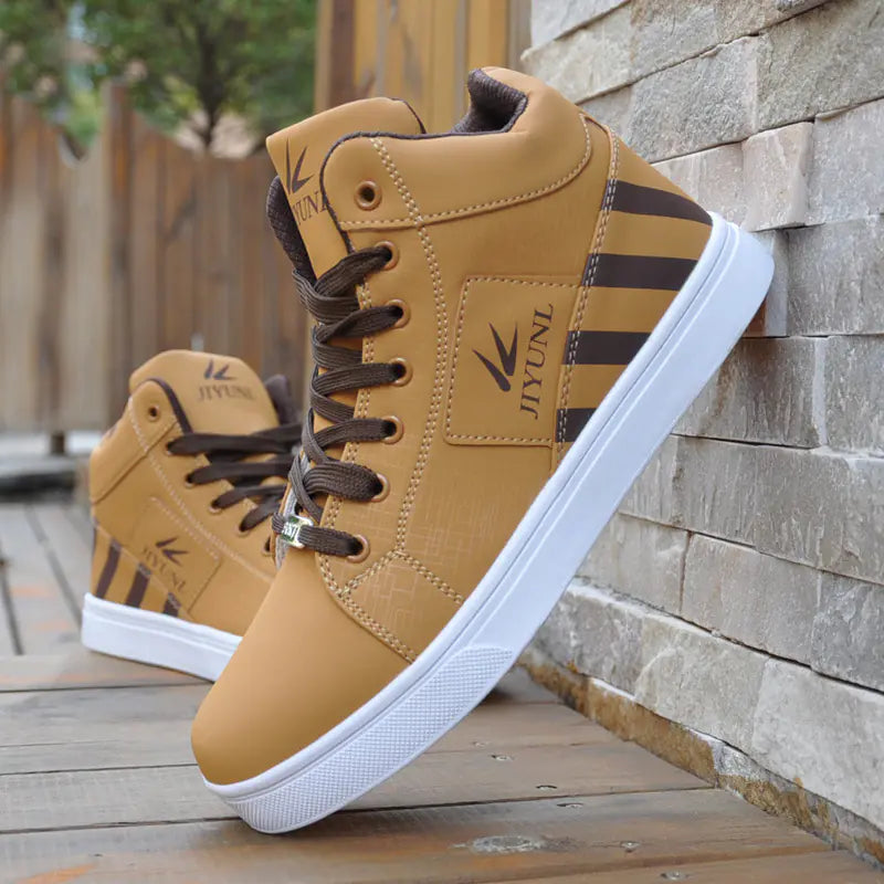 Korean Style High-Top Men's Dance Sneakers