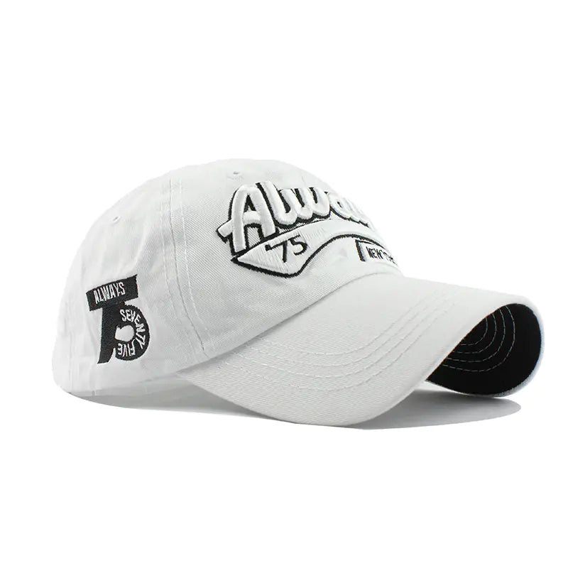 Embroidered Baseball Cap for Couples and Street Dance
