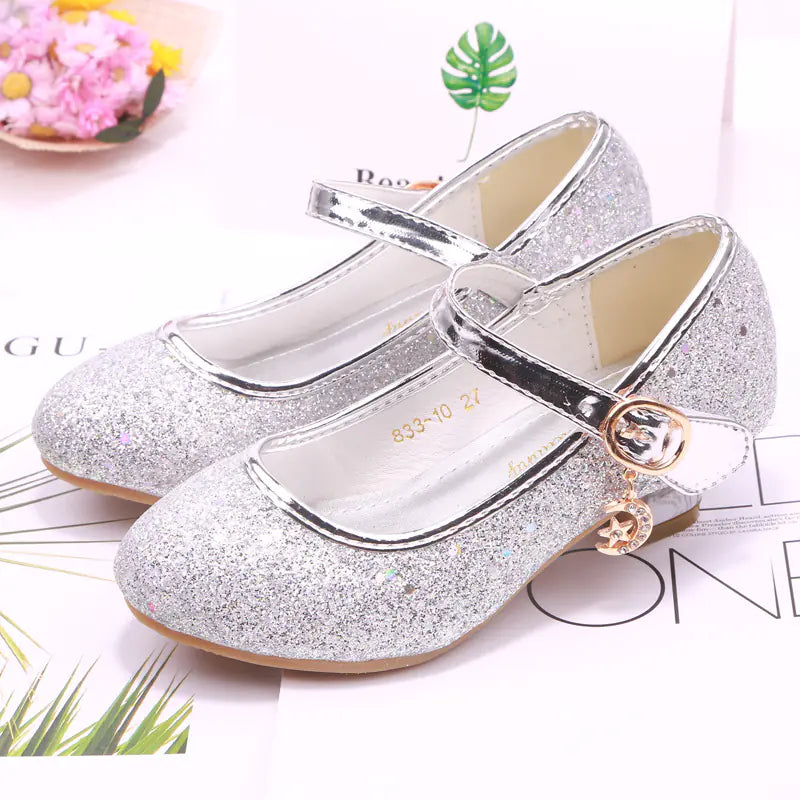 Four Seasons Girls High Heel Dance Performance Shoes