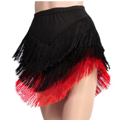 Fringed Short Skirt for Adult Square Dance Outfit