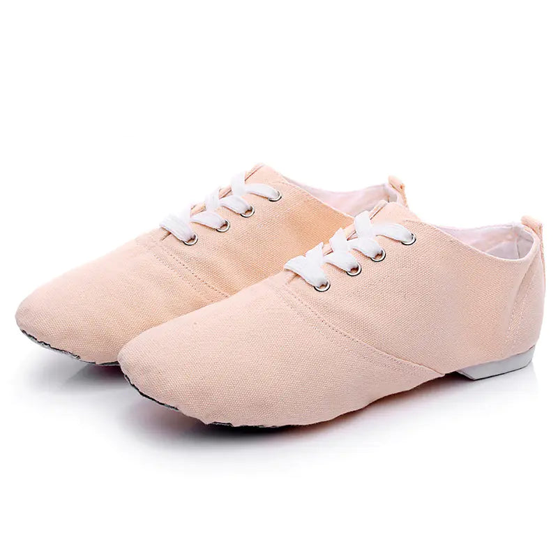Children's Dance Shoes - Canvas Jazz and Ballet Styles