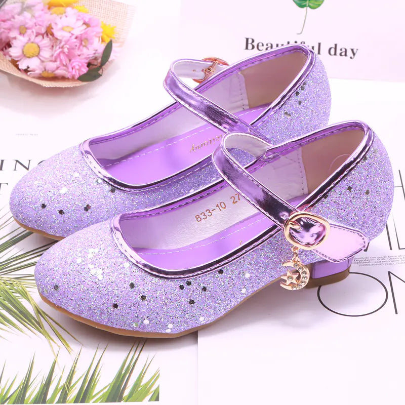 Four Seasons Girls High Heel Dance Performance Shoes