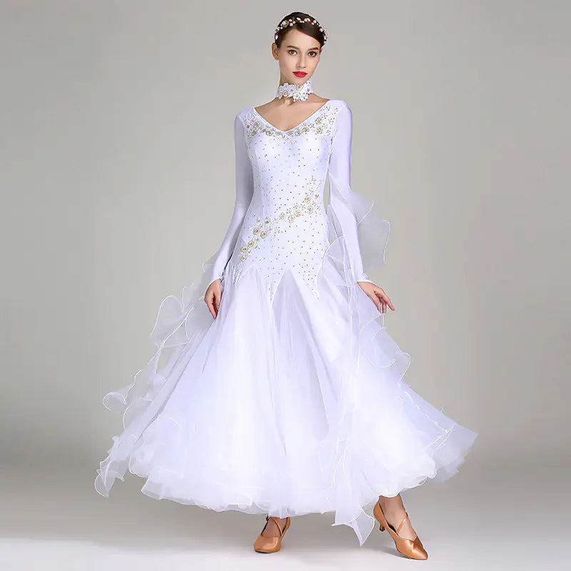 Elin Feir Modern Dance Dress with Rhinestones 7001