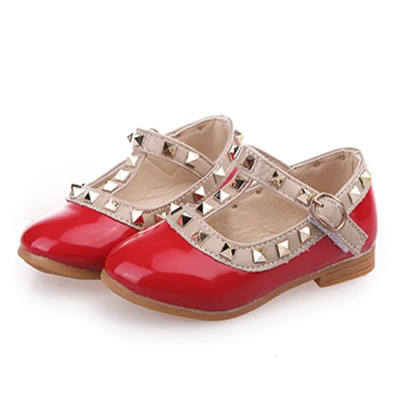 Girls' Princess Dance Flats with Studs