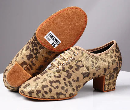 Soft Soled Oxford Cloth Dance Shoes for Practice