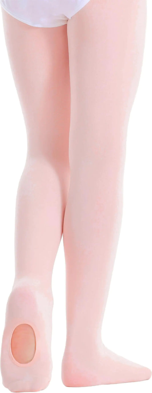 Yitoco Womens Dance Ballet Tights Transition Leggings Ultra Soft for Adult Students Convertible Tights (1 Pairs Pink Adult-XL YOTS02-TP-1AXL)