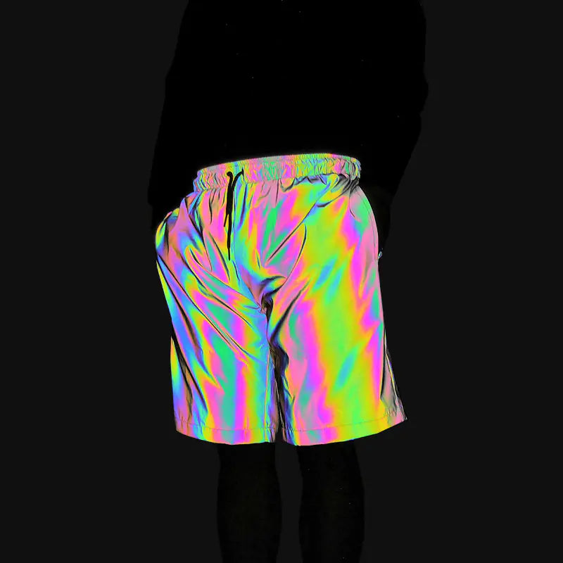 Reflective Colorful Shorts for Street Dance and Sports