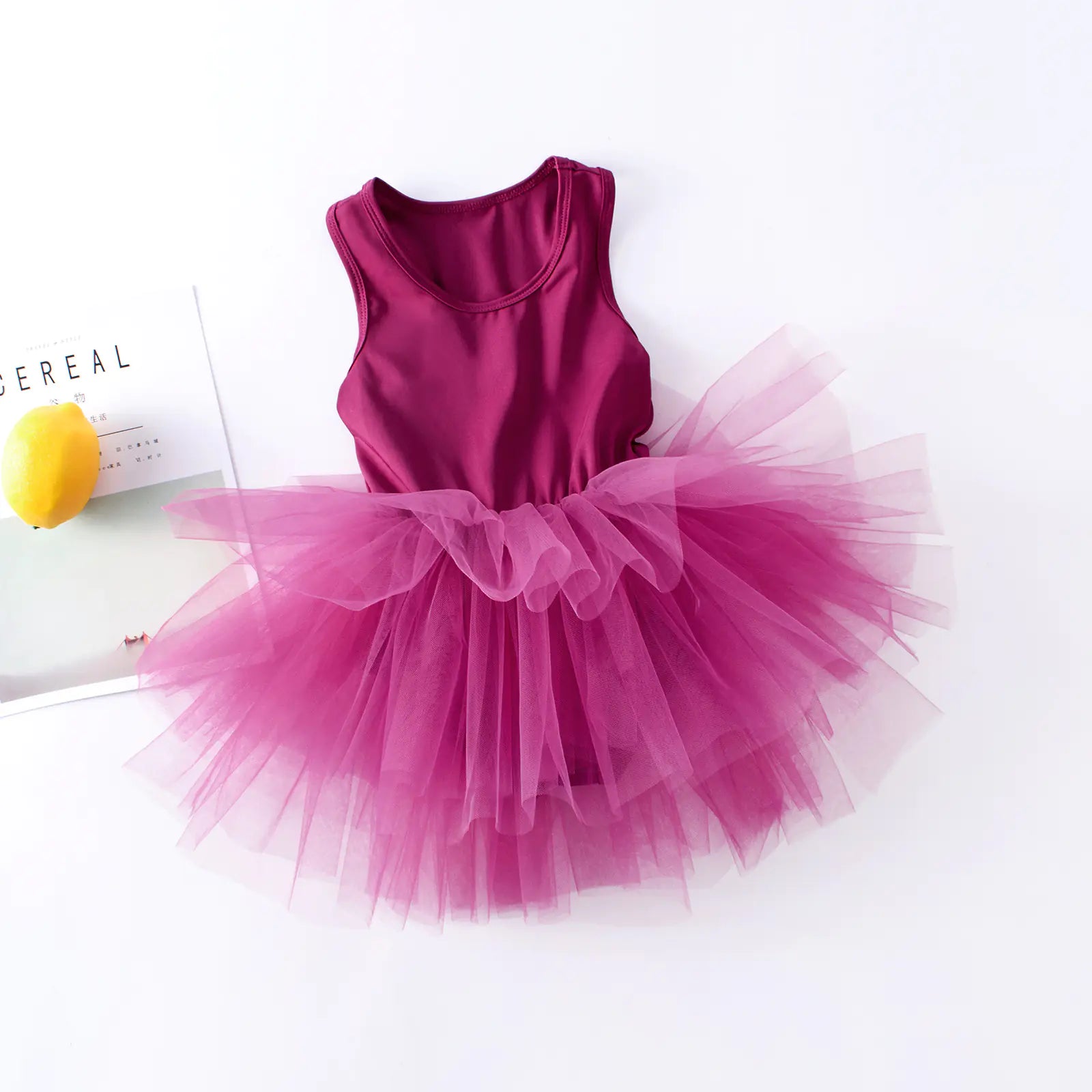 New Gauze Suspender Dress for Children's Dance Performance