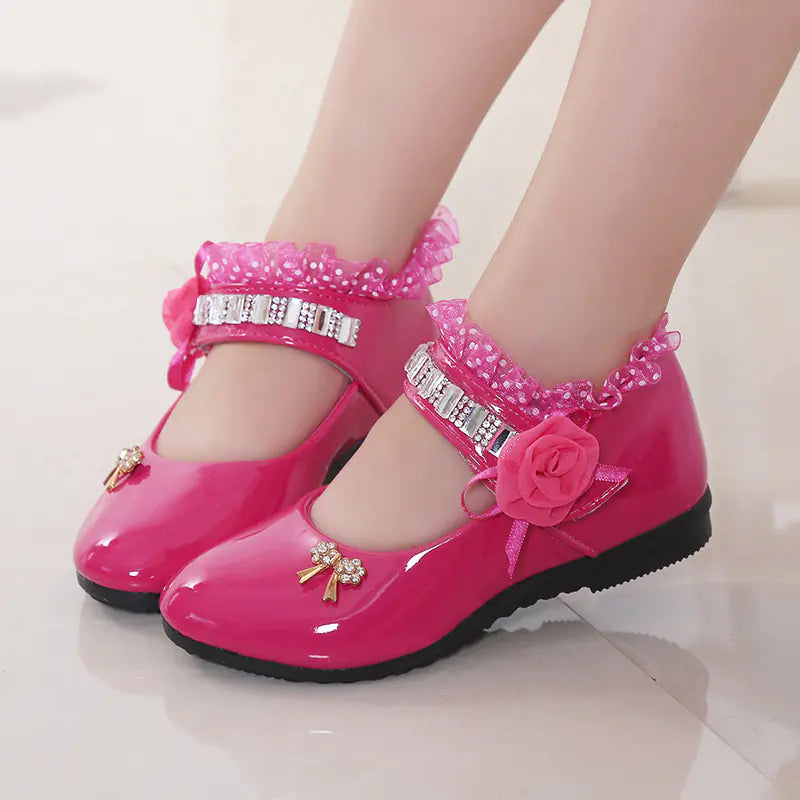 Korean Style Dance Peas Shoes for Student Performances