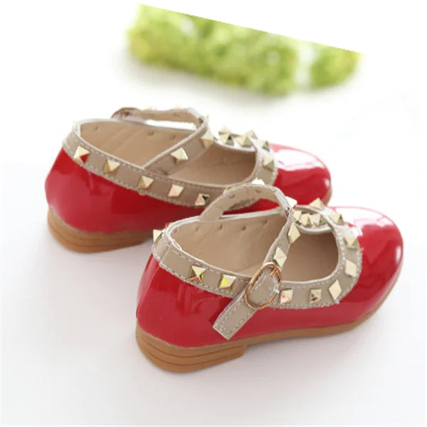 Girls' Princess Dance Flats with Studs