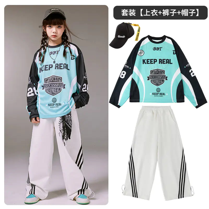 Kids Street Dance Hip Hop Outfit for Boys & Girls