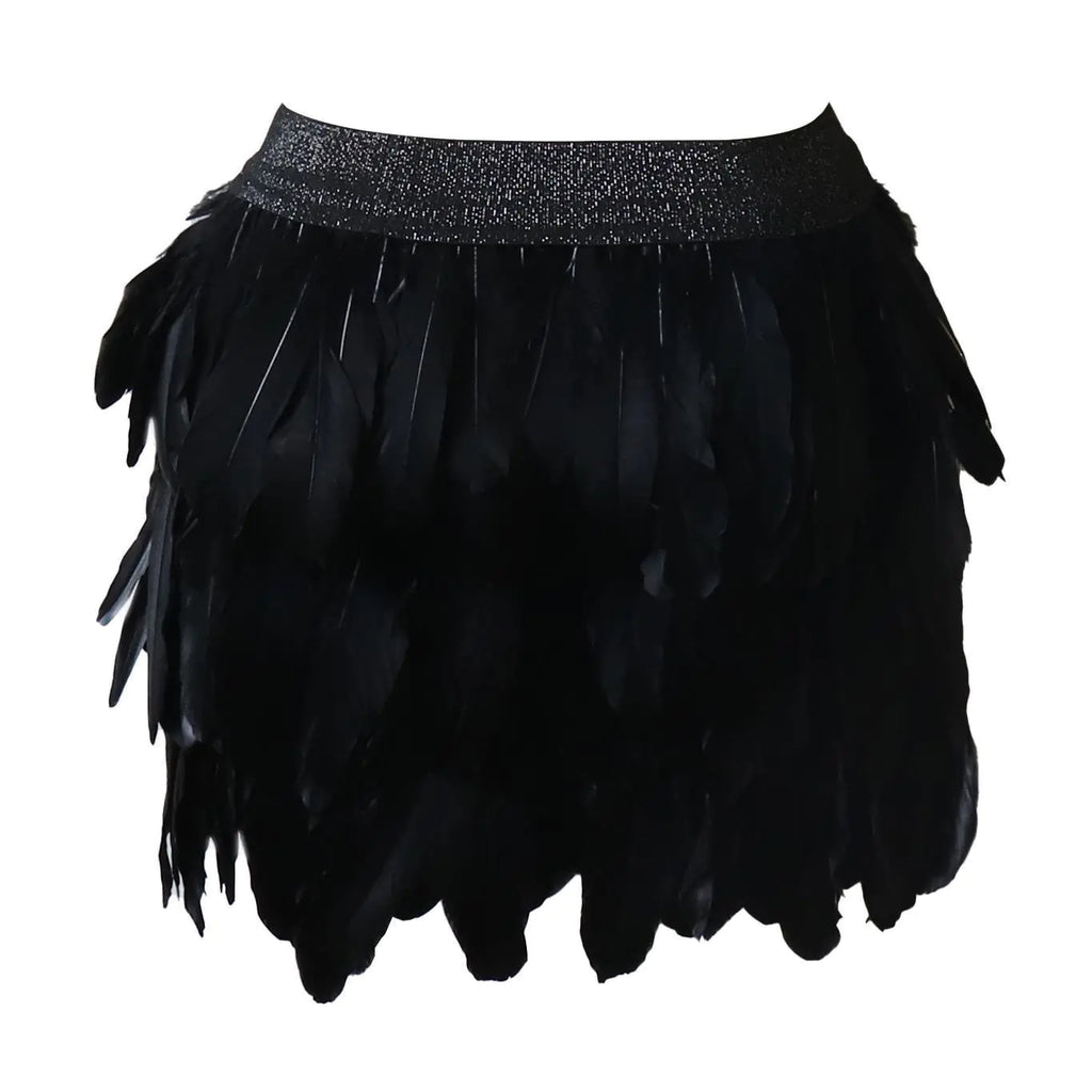 Wild Sexy Feather Skirt for Party and Dance Performance