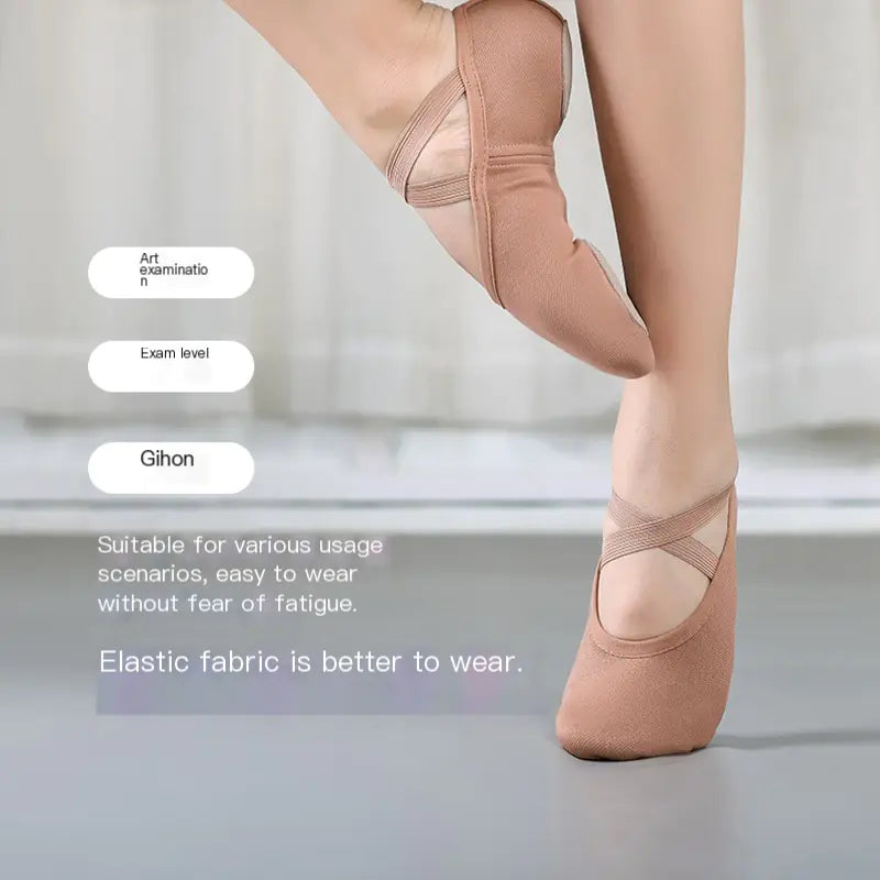 Women's Soft-Sole Dance Shoes for Ballet Practice