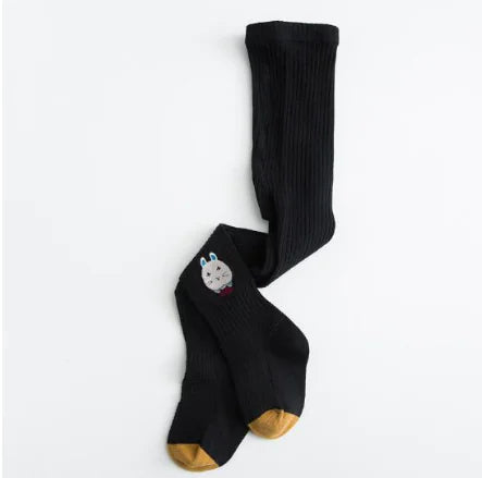 Embroidered Dance Tights for Girls