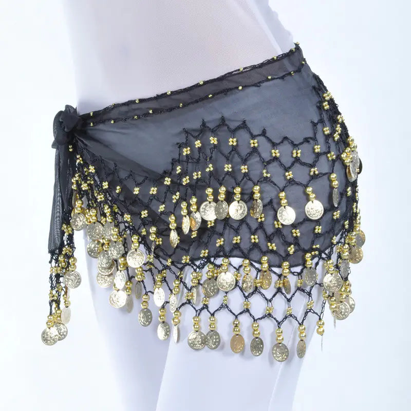 Three-Layer Belly Dance Waist Chain and Waistband