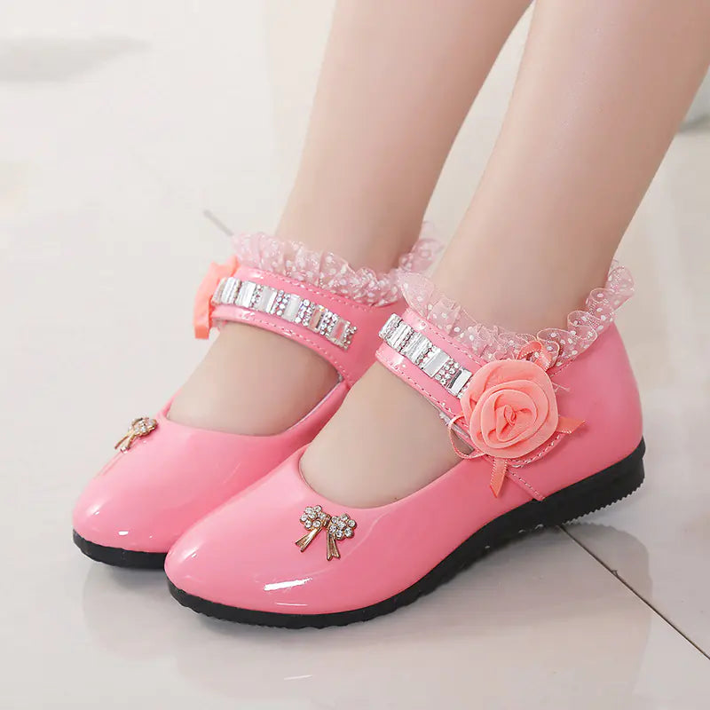 Korean Style Dance Peas Shoes for Student Performances