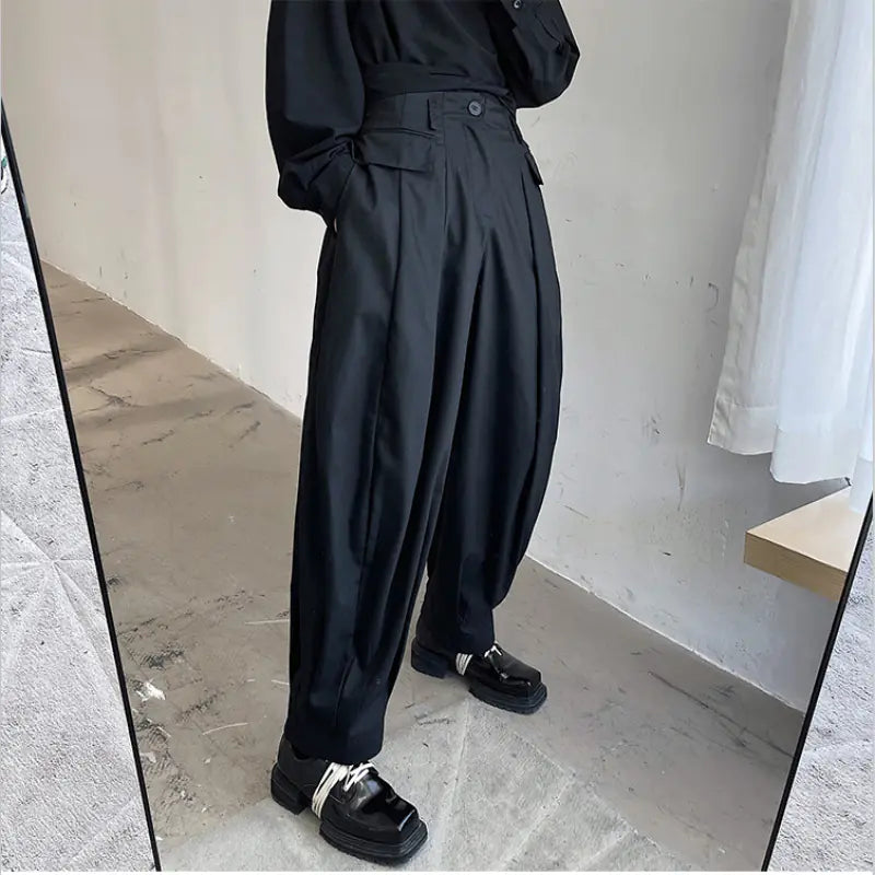 Oversized Summer Wide-Leg Pants for Street Dance