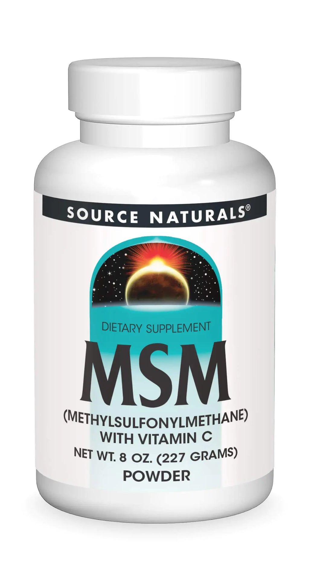Source Naturals MSM (Methylsulfonylmethane) with Vitamin C - Powder 8 Ounce