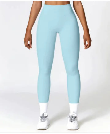 High Waist Hip Lift Brushed Yoga Pants Women's Fitness Pants