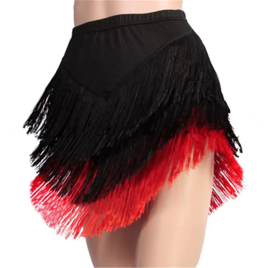 Adult Latin Dance Skirt for Performances and Practice
