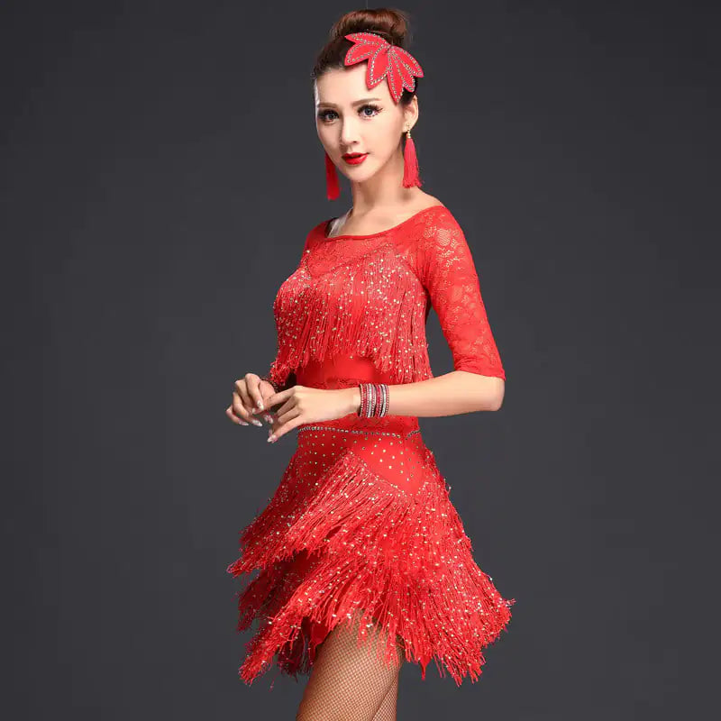 New Adult Women's Latin Dance Skirt