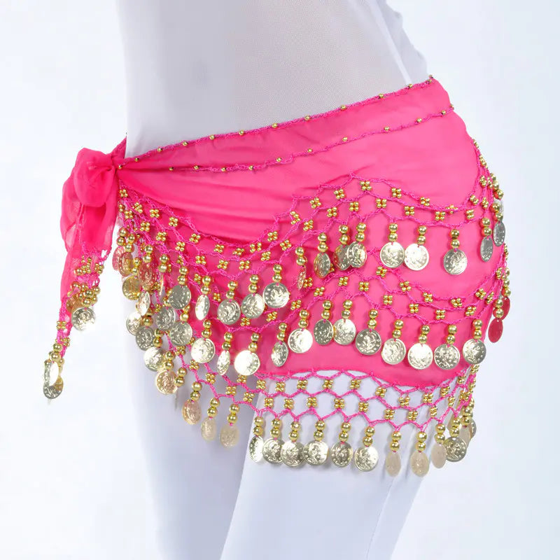 Three-Layer Belly Dance Waist Chain and Waistband