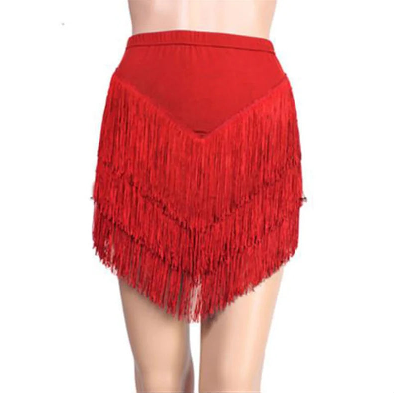 Fringed Short Skirt for Adult Square Dance Outfit