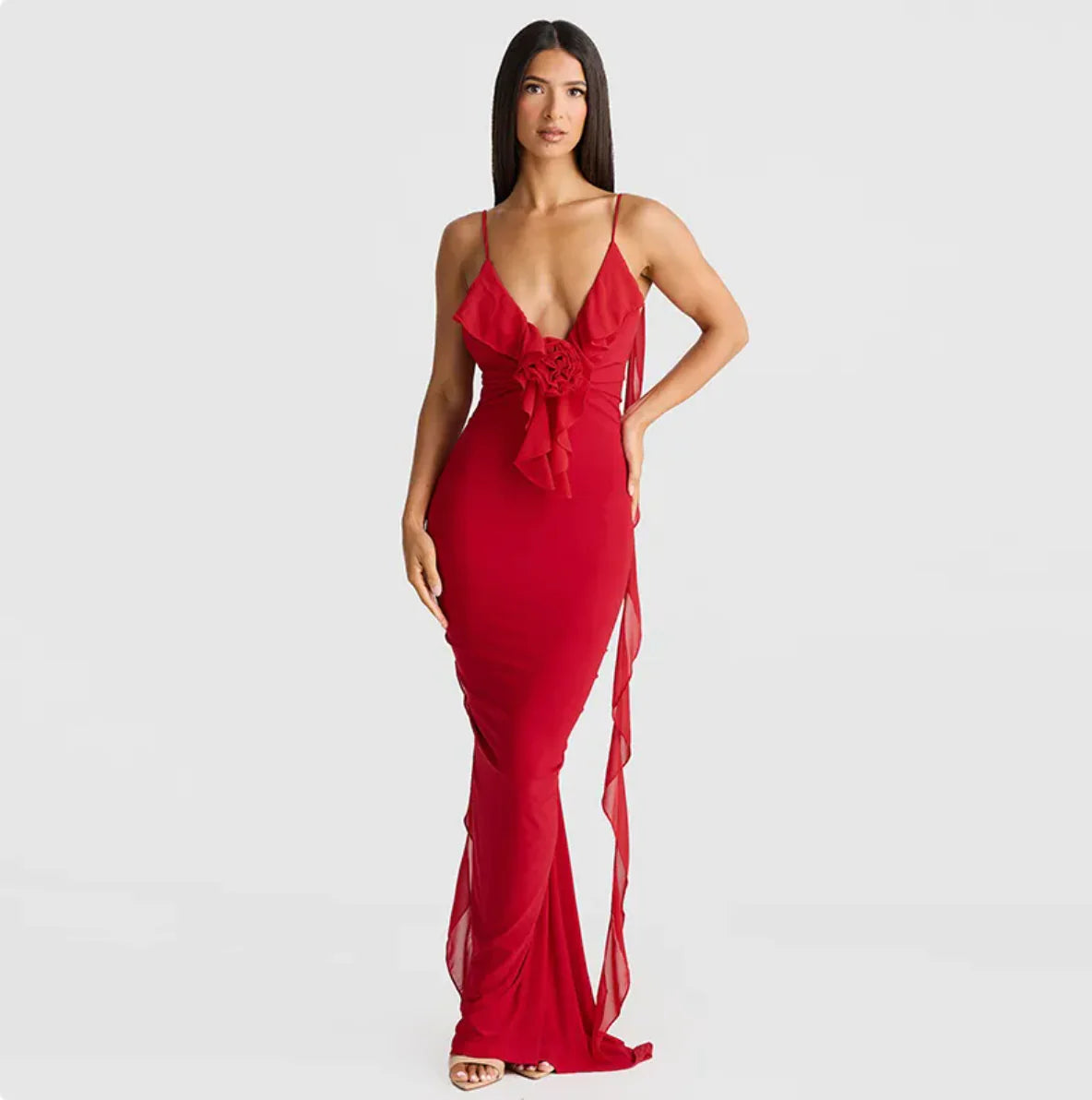 Low Waist Suspender Dress