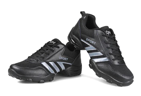 Breathable Soft Sole Dance Shoes for Men (White)