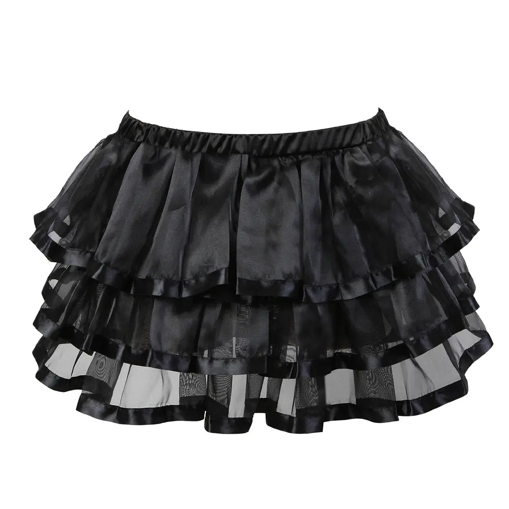 Corset with Tutu Mini Dance Skirt Lingerie Outfit