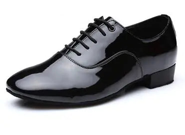 Adult Mid-Heel Soft-Sole Dance Exercise Shoes