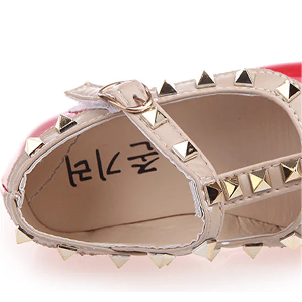 Girls' Princess Dance Flats with Studs
