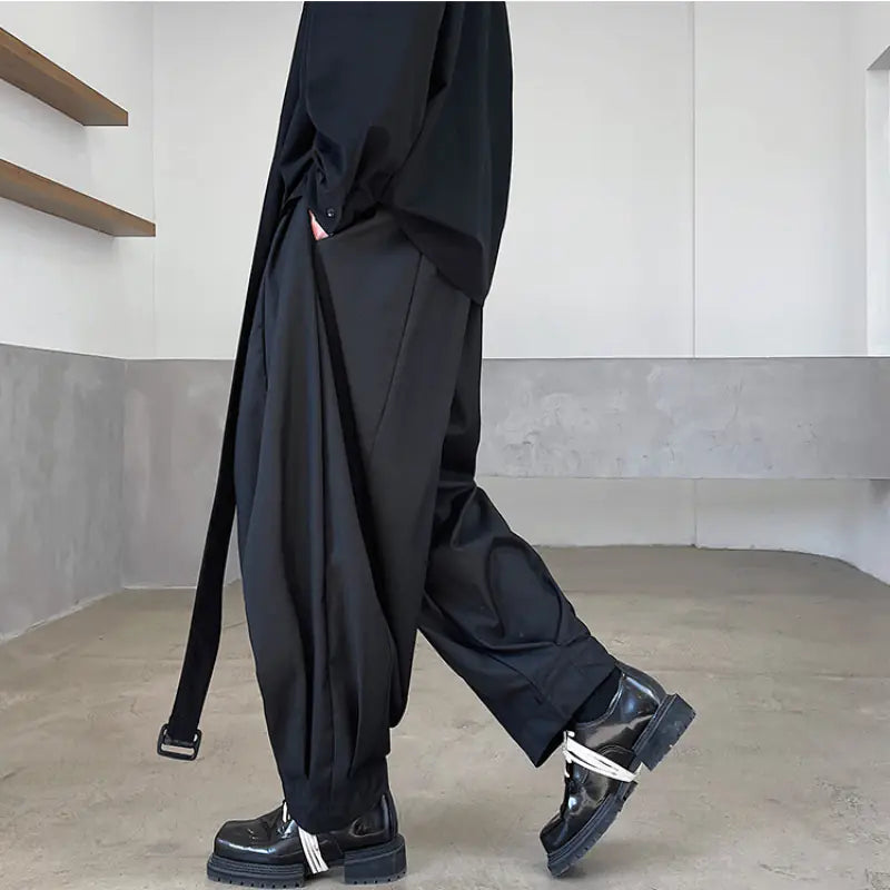 Oversized Summer Wide-Leg Pants for Street Dance