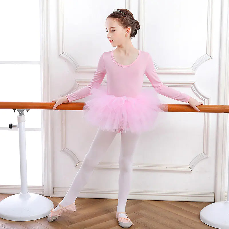 New Gauze Suspender Dress for Children's Dance Performance